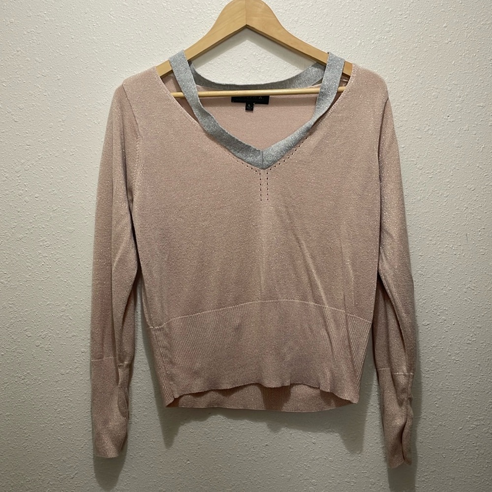Joseph A. Long Sleeve Top, Size L